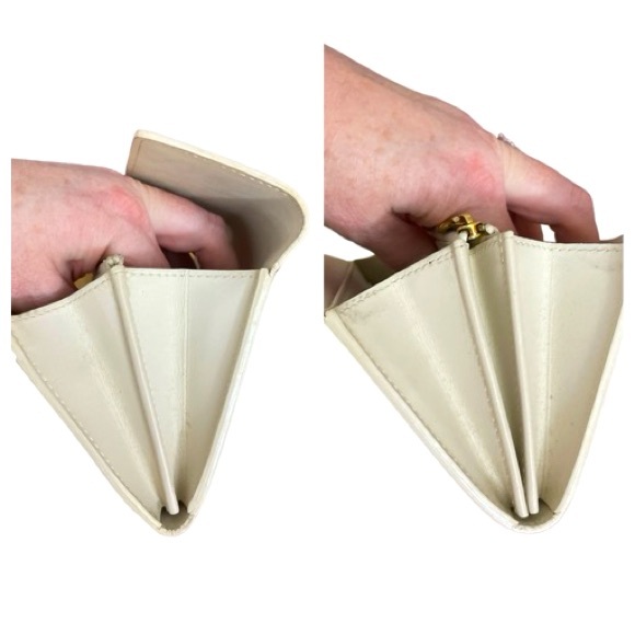 Lemon Cream Louis Vuitton Vernis Snap Wallet with Dusty and Drawer Box with Pull - Picture 16 of 16